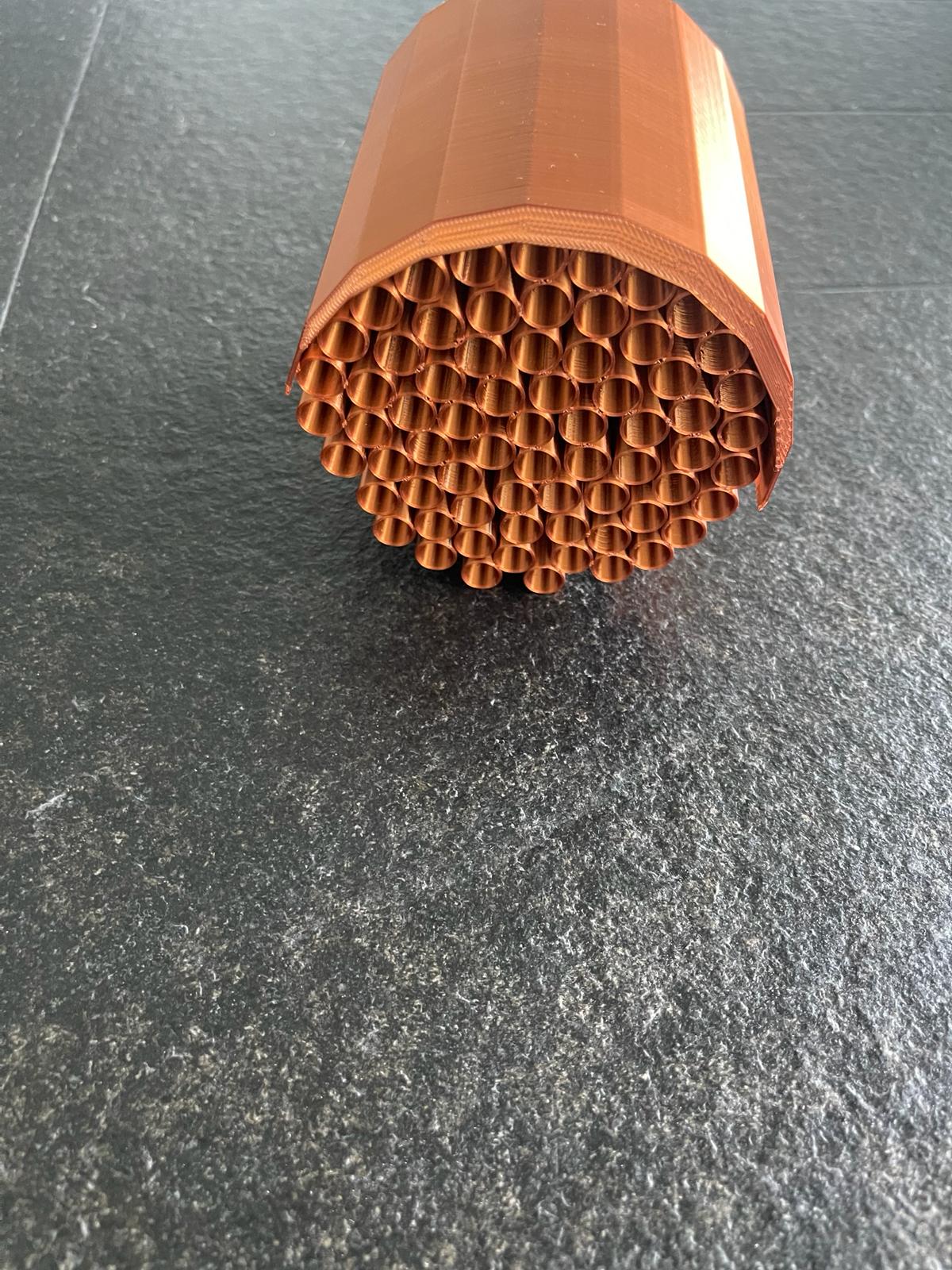 Eco-Friendly Bijenhotels: Duurzaam & Biologisch Afbreekbaar PLA - Rond - Help Bijen & Biodiversiteit