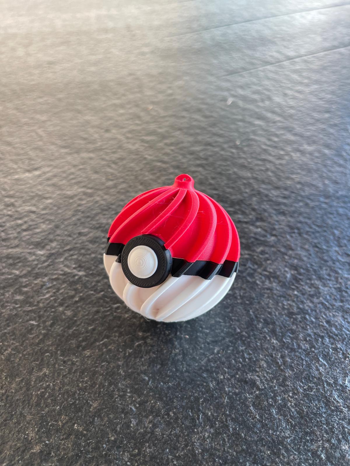 3D-geprinte Pokémon Kerstbal van PLA - Perfect voor de Feestdagen