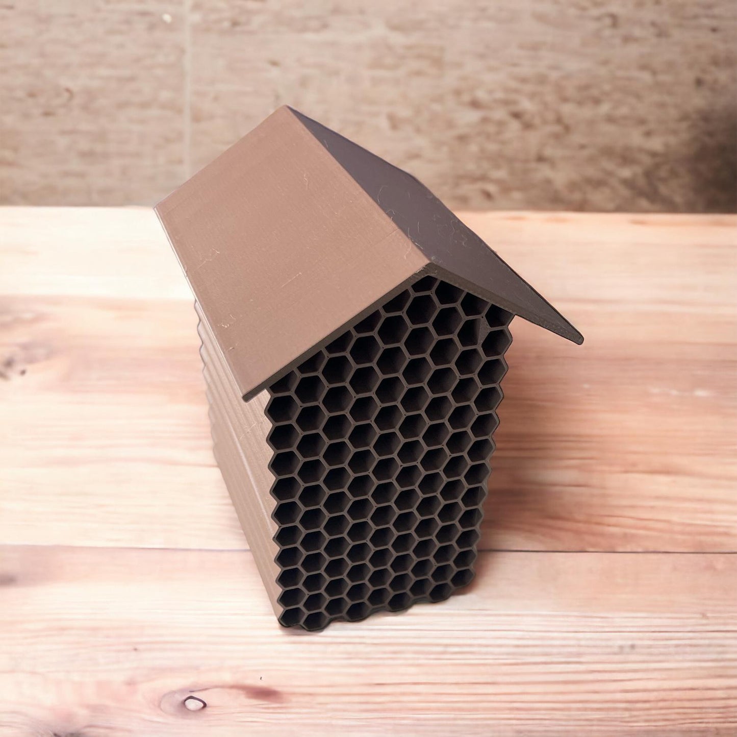 Eco-Friendly Bijenhotels: Duurzaam & Biologisch Afbreekbaar PLA - Hexagonaal - Help Bijen & Biodiversiteit
