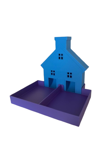 Splits-huisje – educatief 3D-geprint hulpmiddel om splitsen te leren