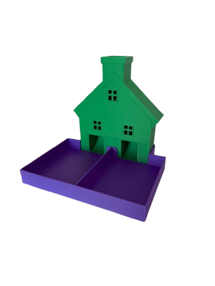 Splits-huisje – educatief 3D-geprint hulpmiddel om splitsen te leren