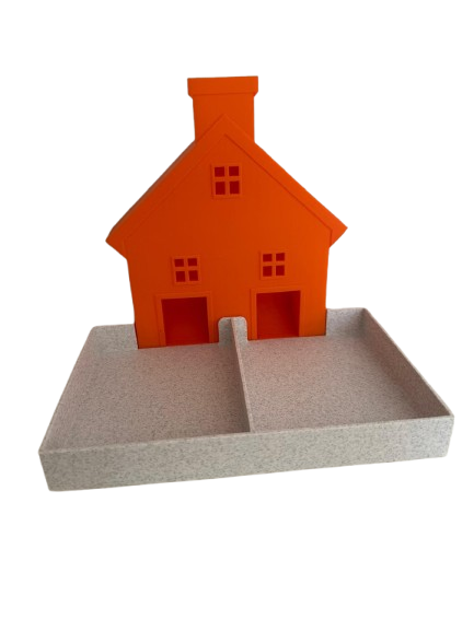 Splits-huisje – educatief 3D-geprint hulpmiddel om splitsen te leren