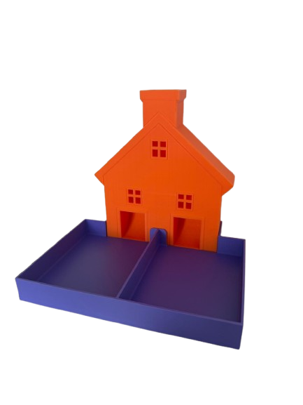 Splits-huisje – educatief 3D-geprint hulpmiddel om splitsen te leren