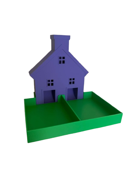 Splits-huisje – educatief 3D-geprint hulpmiddel om splitsen te leren