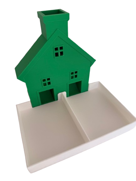 Splits-huisje – educatief 3D-geprint hulpmiddel om splitsen te leren