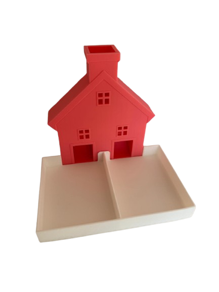 Splits-huisje – educatief 3D-geprint hulpmiddel om splitsen te leren